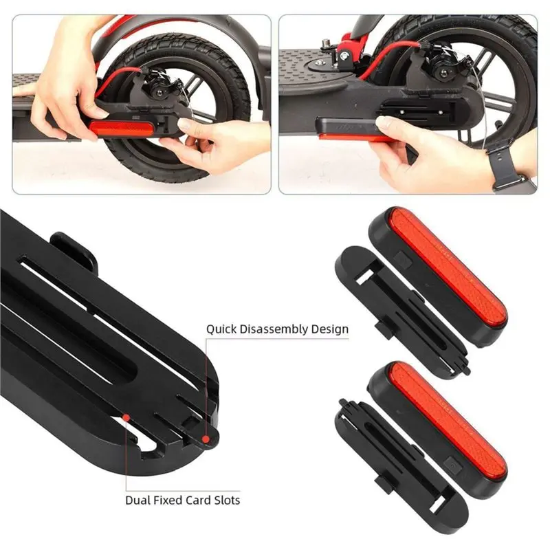 Superior-LED Remote-Control Waterproof Turn Signal Light Warning Function For Xiaomi M365 1S Pro Electric Scooters