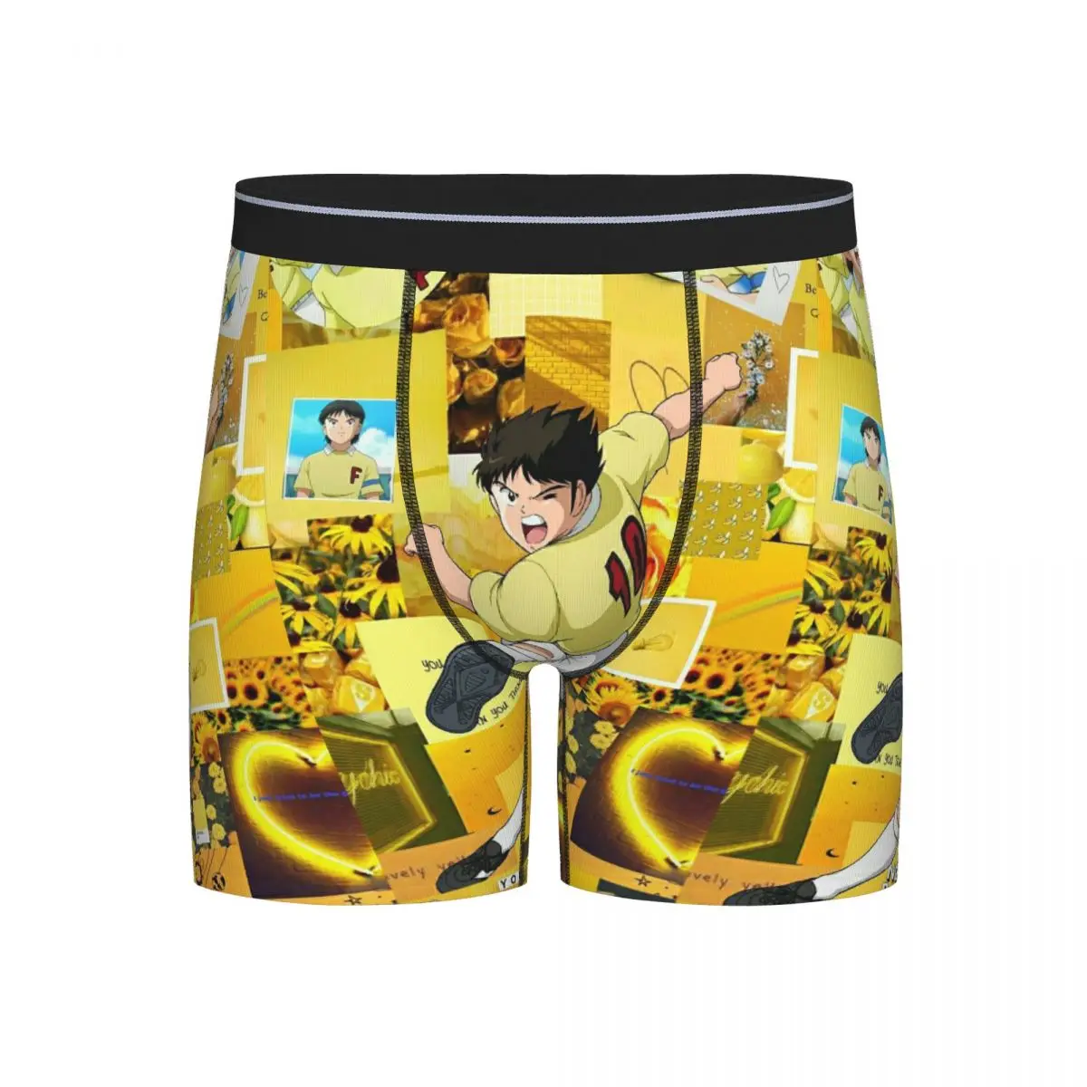 

Long Boxer Underpants Shorts Captain Tsubasa Panties Men Soft Underwear for Homme Man Boyfriend Gift