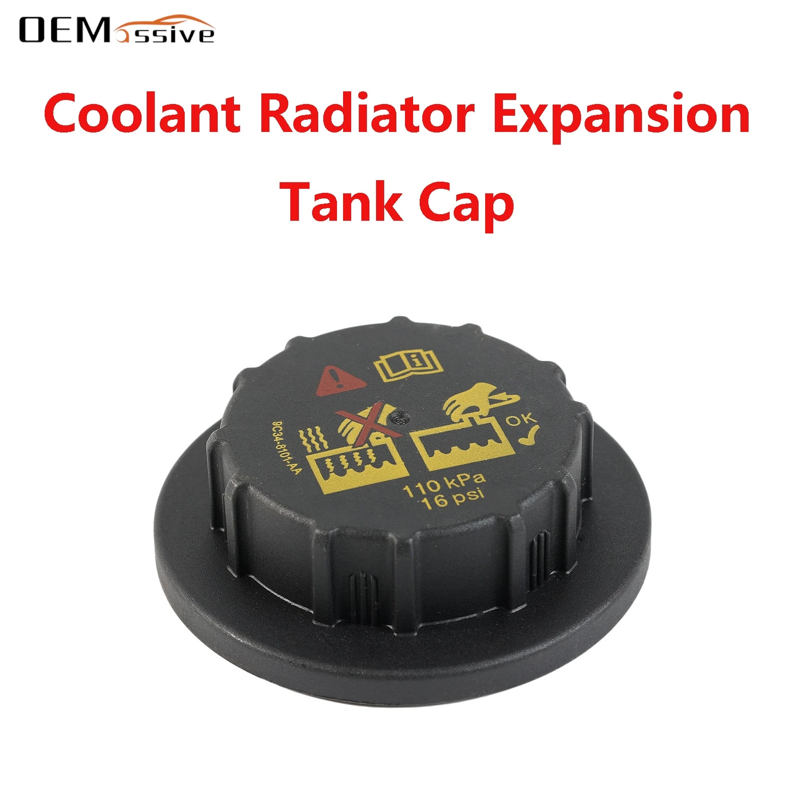 1Pcs Coolant Radiator Expansion Tank Cap Cover For Ford Mustang Explorer Edge E150 E250 E350 F150 F250 F350 Fusion 9C3Z8101B