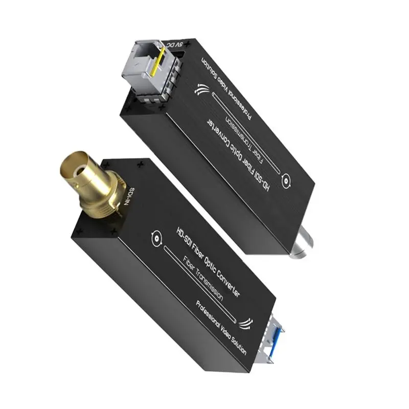 FULL-Fiber Converter Mini Type-C Interface DC 5V For Broadcast Level Video Optical Transceiver