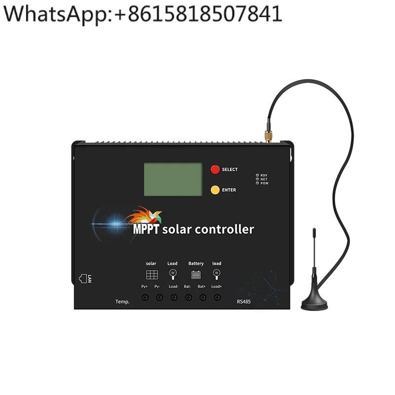 MPPT IoT Solar Controller Automatic Universal 4G Remote Photovoltaic Lithium Battery Charger and Discharge Wifi