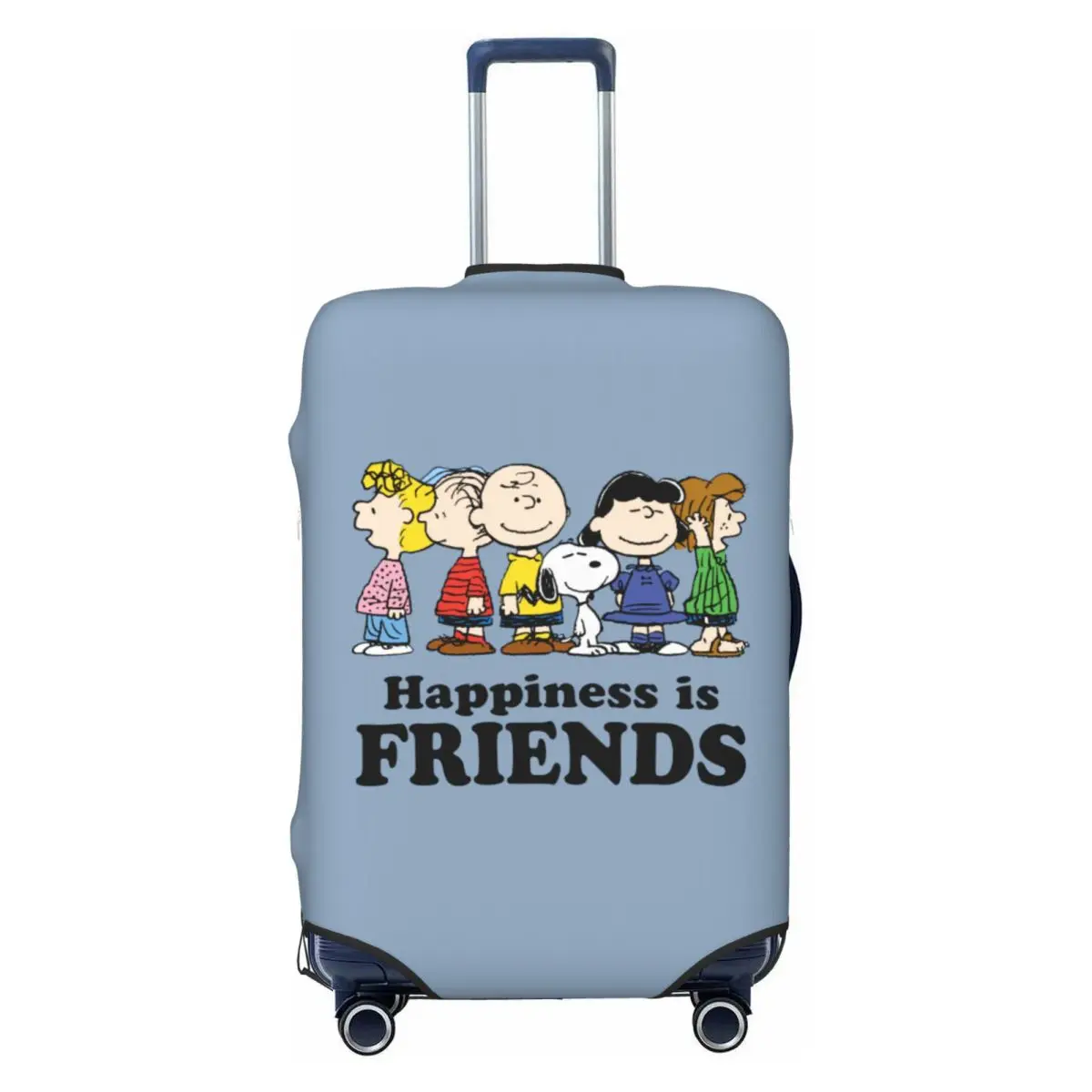 

Custom Cute Cartoon Snoopy Suitcase Cover Washable Luggage Protective Covers for 18-32 inch