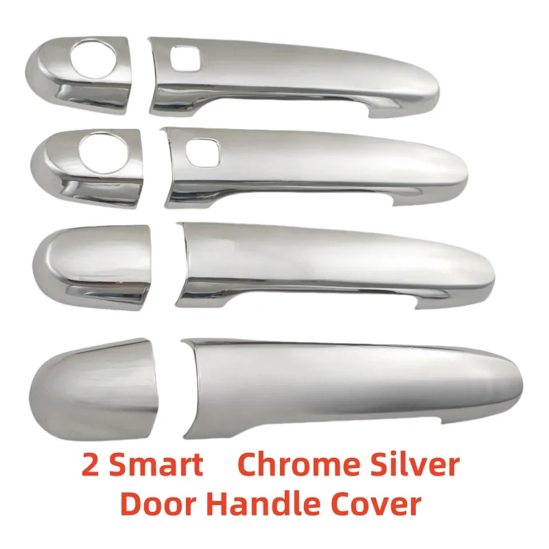 سيارة ABS كروم اكسسوارات مقبض الباب يغطي معجون الكسوة نمط لتويوتا كلوغر هايلاندر 1998 1999 2000 2001 2002 2003 2005