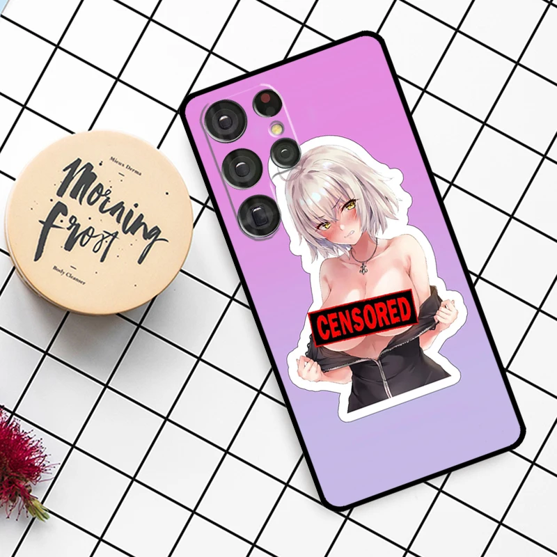 애니메이션 섹시걸 와이프 케이스 삼성 갤럭시 S21 S22 S23 S24 S25 울트라 S9 S10 S25 플러스 S24 FE S20 FE 폰 커버