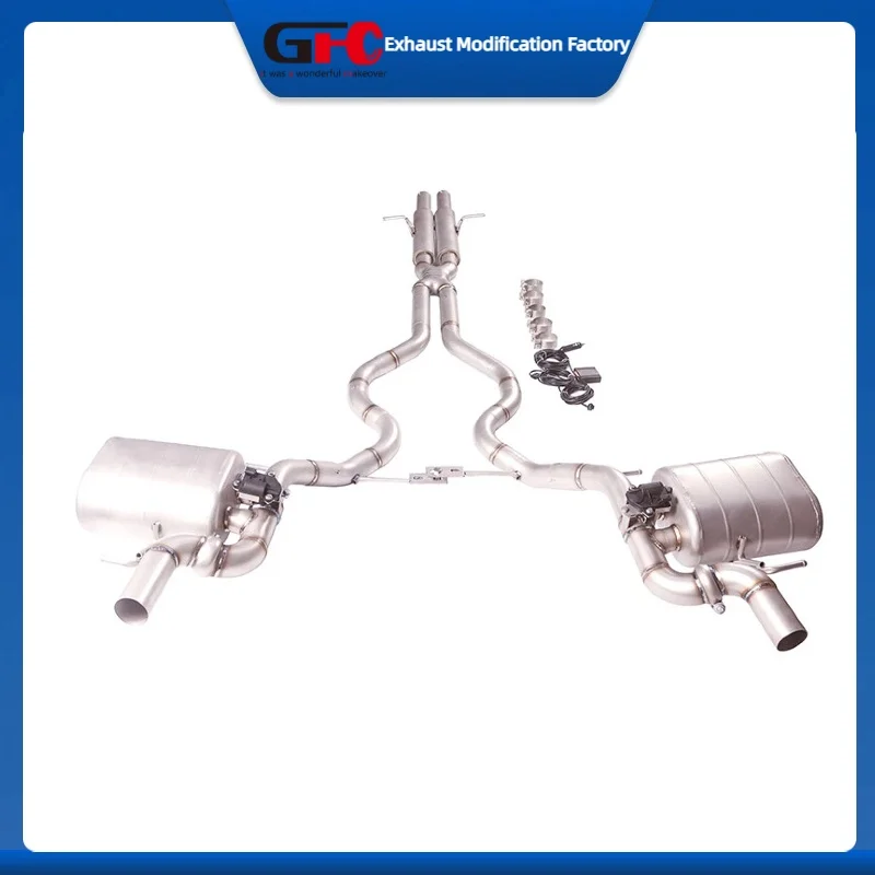 Catback Valvetronic Exhaust Pipe for Range Rover 3.0T 2010-2018 High-Performance Stainless Steel Valve Exhaust Muffler System