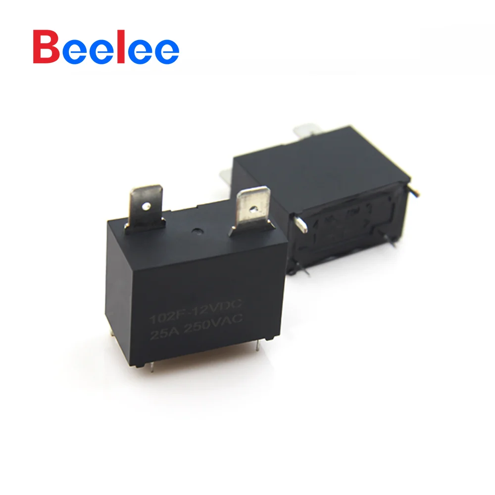 50PCS GBeelee BL-JDQ-102F Produsen China OEM Relay Daya Tinggi 12v 4pin 20a 25a Relay Mini Pcb 250vac Relay Listrik Untuk AC