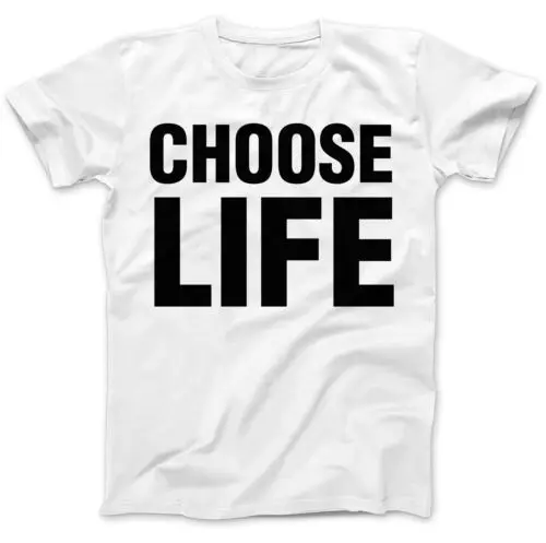 Choose Life T-Shirt 100% Premium Cotton Wham Inspired