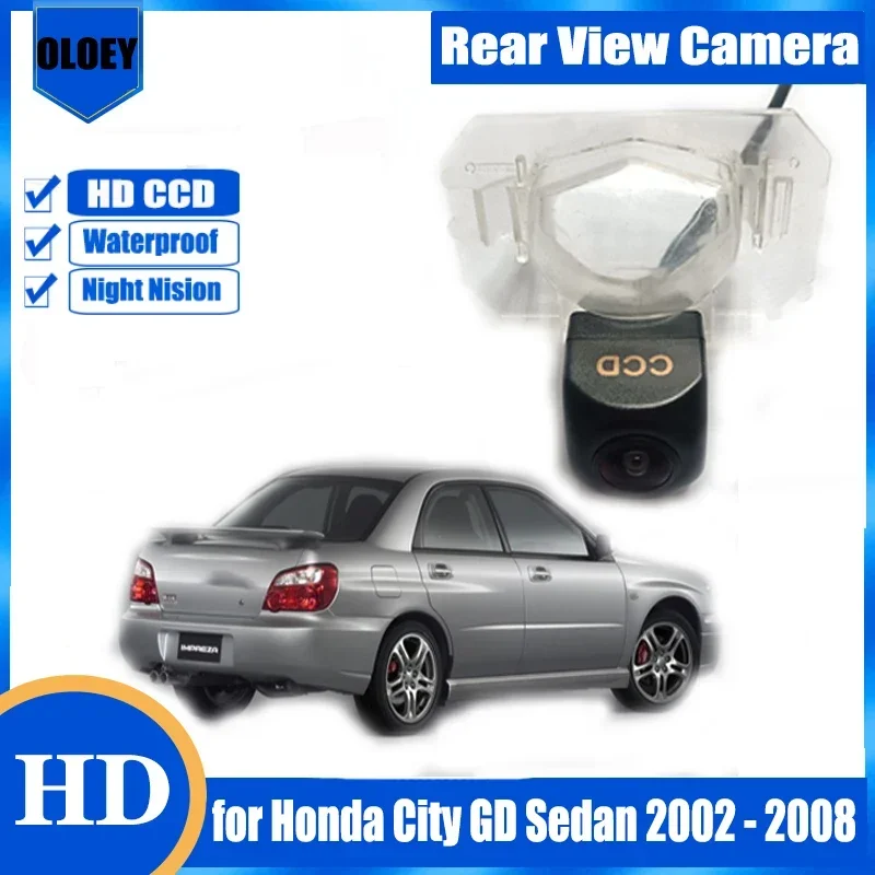 

Rear View Camera for Honda City GD Sedan 2002 - 2008 Backup Parking Reverse Camera License Plate Lamp Camera