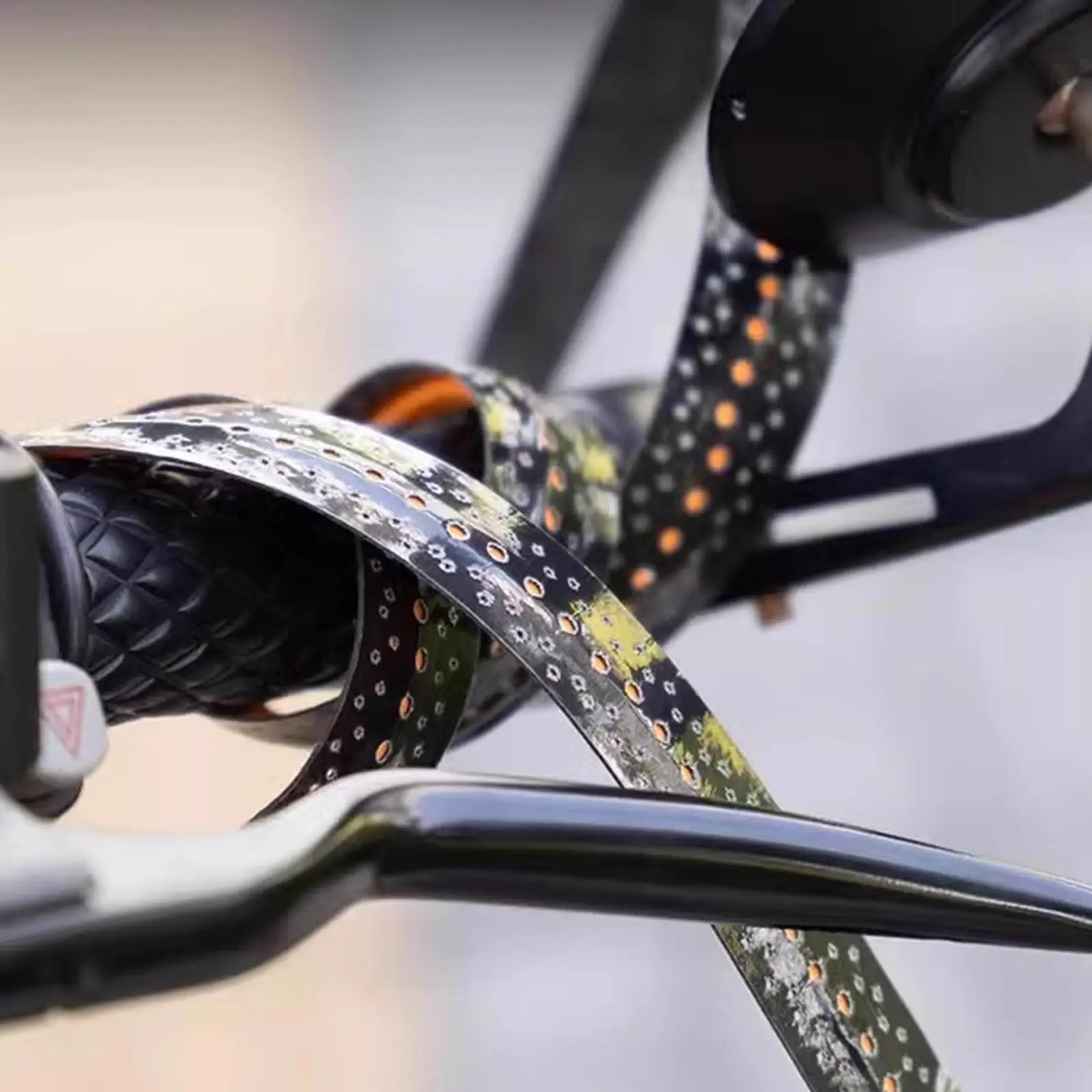 

Motorcycle Grips Tapes 1 Pair Non-Slip Soft Wrap-Around Cycling Supplies Bike Handle Grips For Mountain Road Daily Outdoor