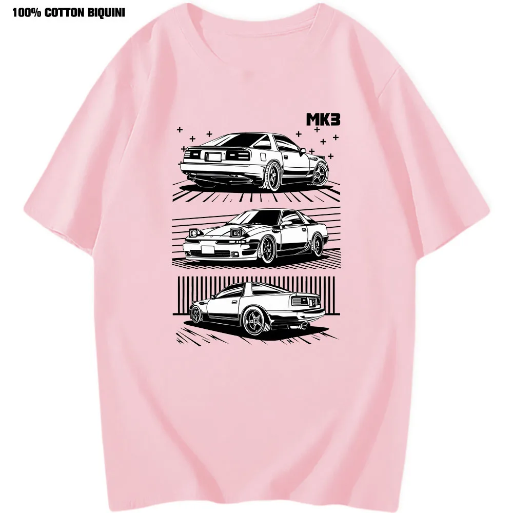 Men T Shirt  Jdm Clothes Men Tshirts 100% Cotton Tops Manga T-shirt Japan Car Racer Streetwear Harajuku Hip Hop tshirt