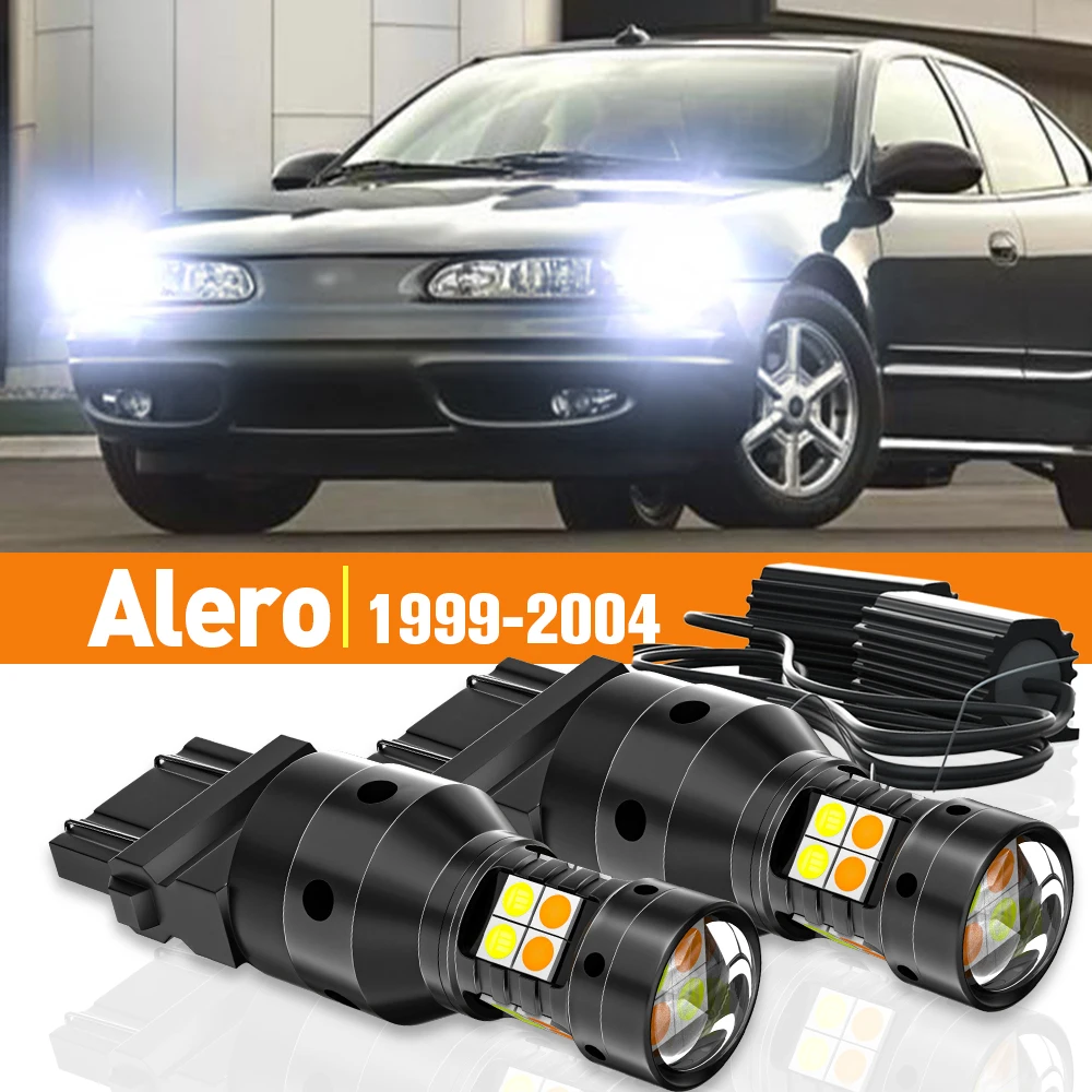 

2x LED Dual Mode Turn Signal+Parking Light For Chevrolet Alero 1999-2004 2000 2001 2002 2003 Accessories Canbus