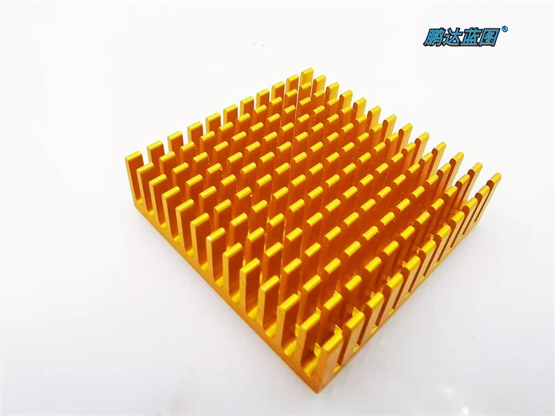 40*40 * 11mm Pure Aluminum Silver Black and Golden Chip High Quality Cooling Fin Amplifier Radiator 4cm Fan