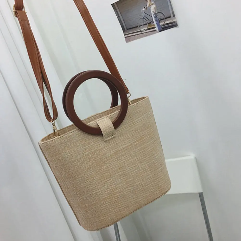 

2 шт. круглых деревянных кольца с ручкой, натуральная текстура, без обломков, для DIY-проектов, аксессуаров для сумок, поделок, деревянных круглых подставок для сумок