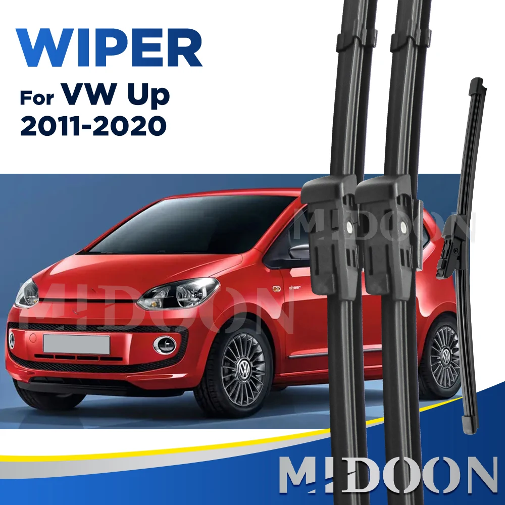 

Щетки стеклоочистителя MIDOON для VW UP 2011, 2012, 2013, 2014, 2015, 2016, 2017, 24 дюйма, 16 дюймов, 10 дюймов