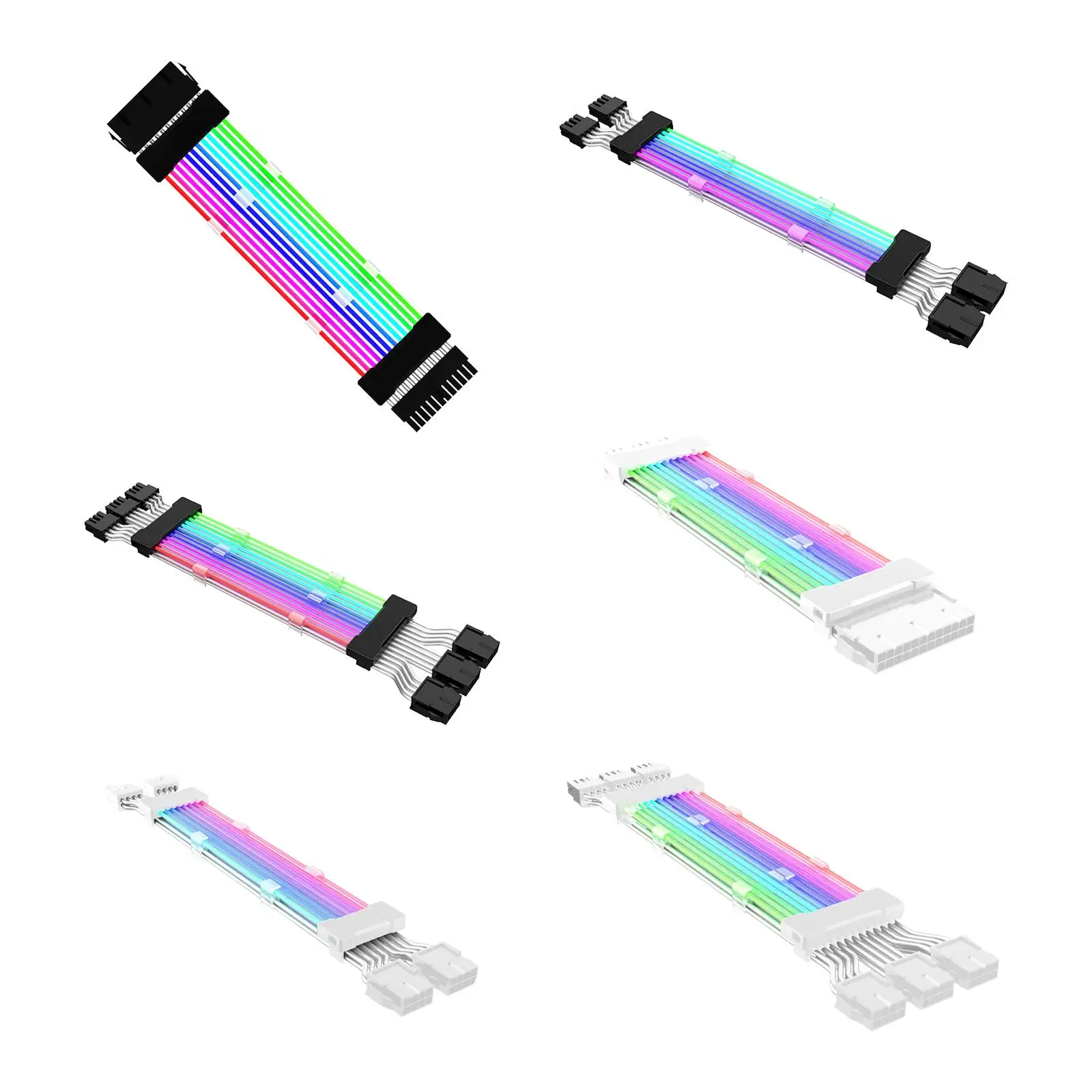 

Extension RGB Cable Addressable Computer Room Ambient Light RGB Power Extension Cable PCIe Cable for Motherboard Connector
