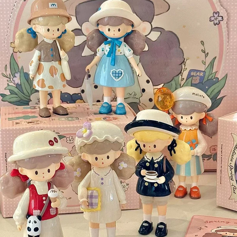 

Finding Unicorn Molinta Spring List Series Blind Box Guess Bag Original Toys Doll Cute Anime Figure Ornaments Gift