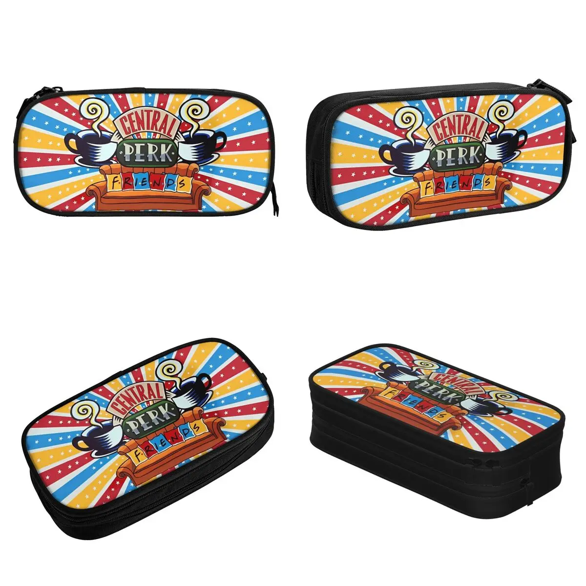 Friends Central Park Pencil Cases Fashion Pen Box Bags Kids Big Capacity School Supplies Gift Pencil Pouch