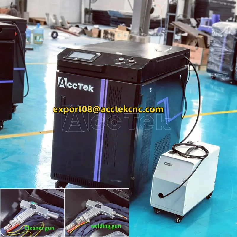 3in1 Handheld Fiber Continuous Machine Laser Cleaning Cutting Welding Machine for Metal