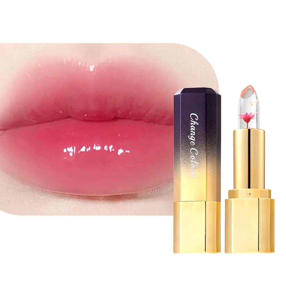 1 pz cambia colore rossetto gelatina colore antiaderente rossetto a lunga durata muslimah Lip Makeup Gloss Of Moisturizing Cup 3-styles Co K8v8