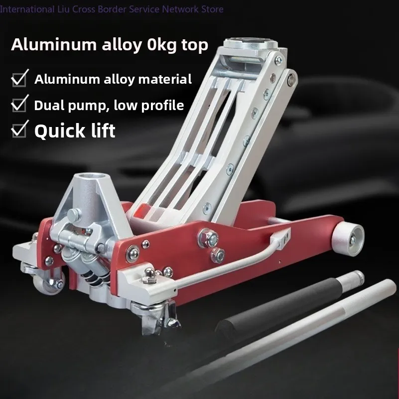 Use aluminum alloy horizontal hydraulic jack 3 ton for cars