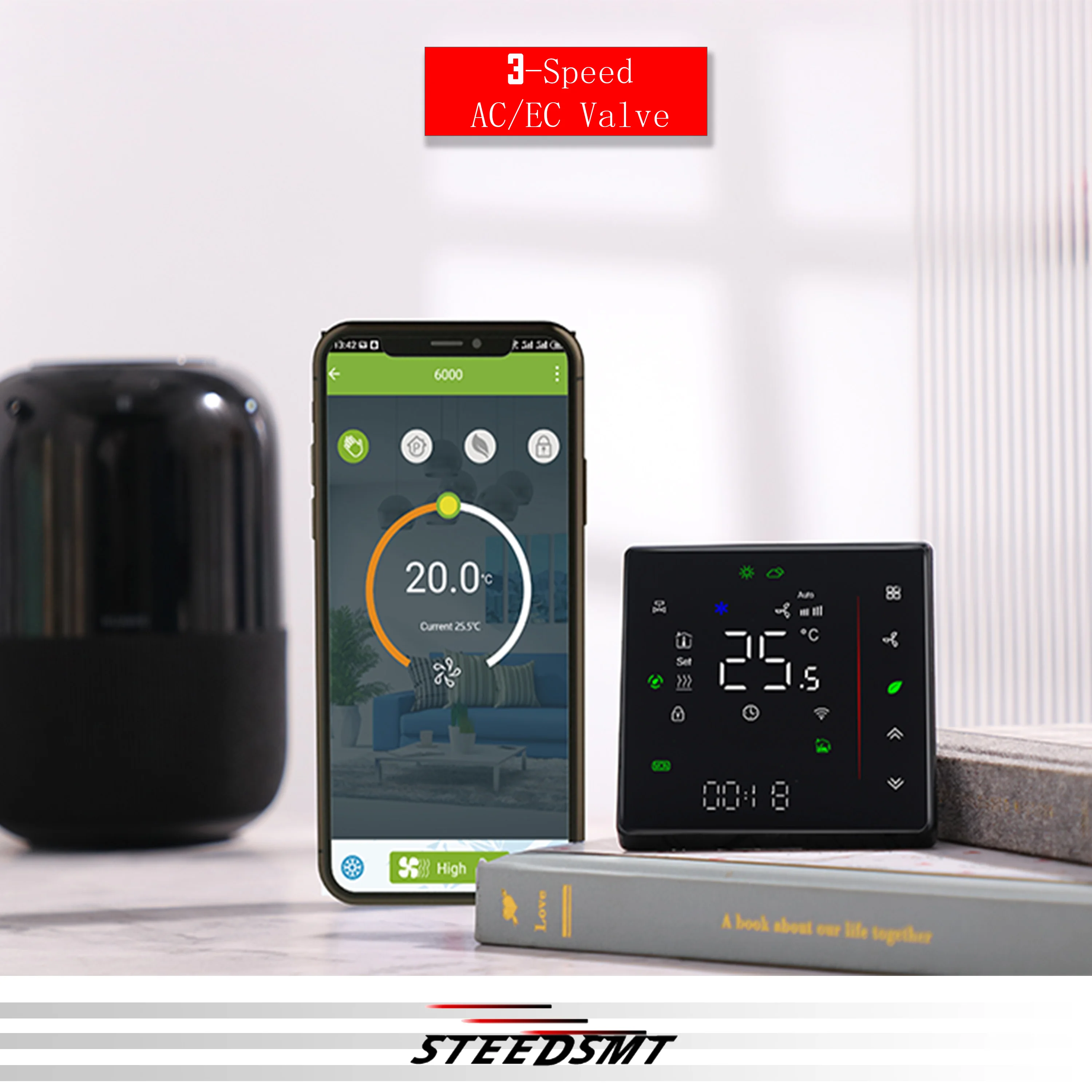 RS485/WIFI/ZIGBEE AC/EC 0-10 В термостат для 3-скоростной вентиляторной катушки регулирует домашнюю система кондиционирования воздуха от 220 В переменного тока 24 В