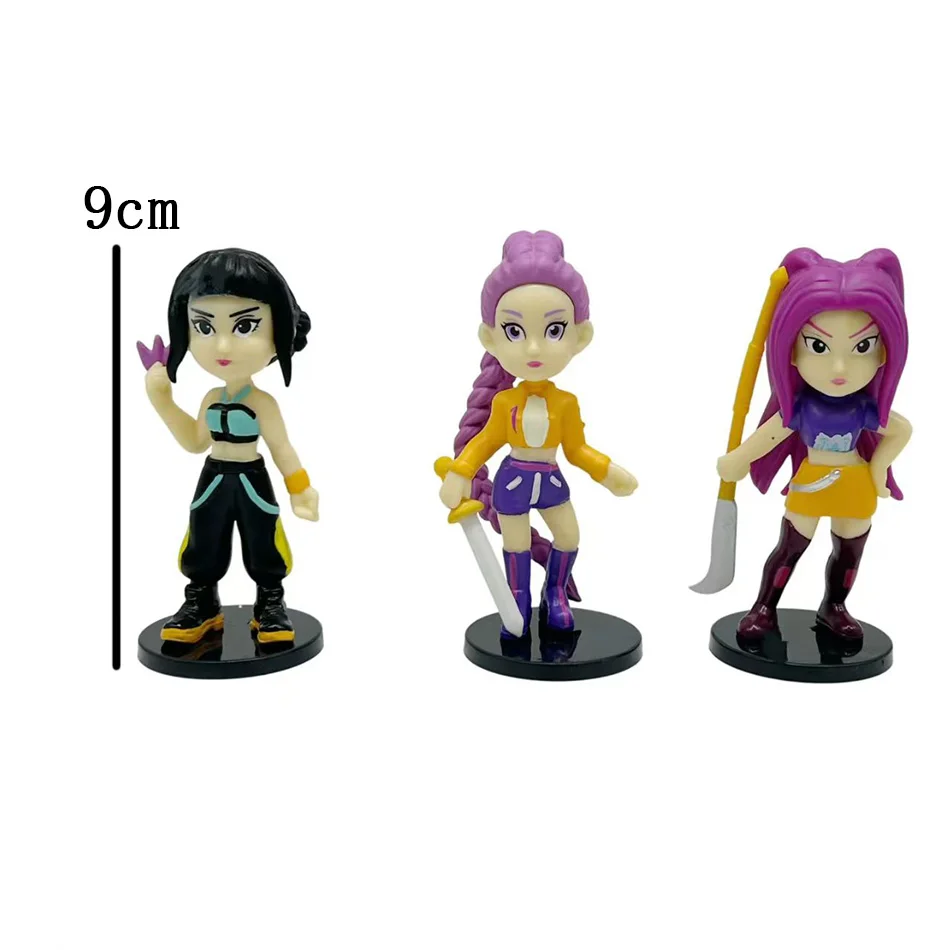 6pcs K-Pop Demon Hunters Blind Box Anime Figure Rumi Mira Zoey Sussy Dolls Blind Bag Mystery Box Decoration Kids Christmas Gift