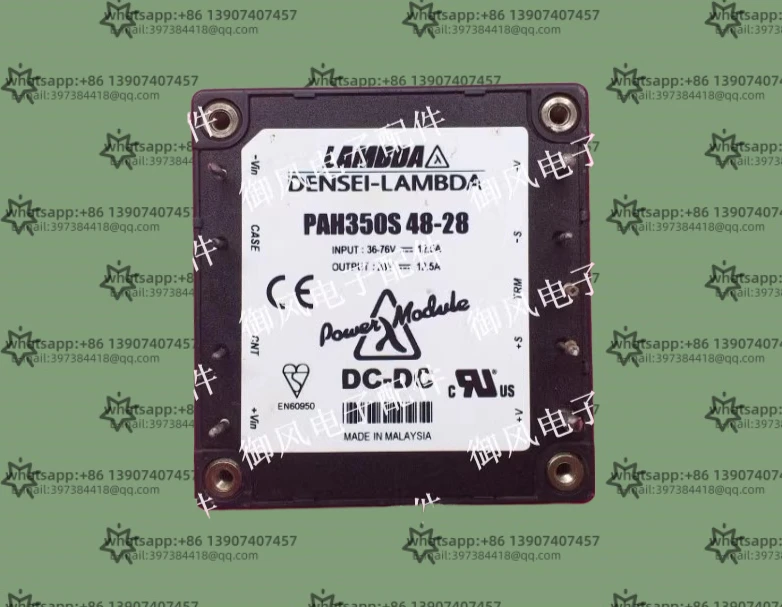 

Модуль питания DENSEI-LAMBDA PAH350S48-28, вход от 48 В до 28 В, выход 350 Вт, не новый