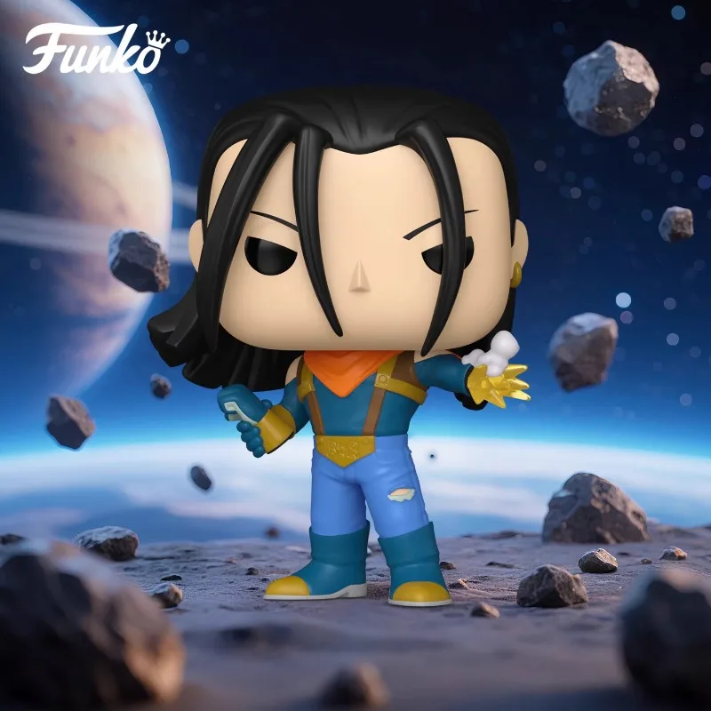 

Genuine Edition FUNKO POP《Dragon Ball GT Super Android 17》Anime Action Desktop Decoration Ornament Model Toys Collectible Model