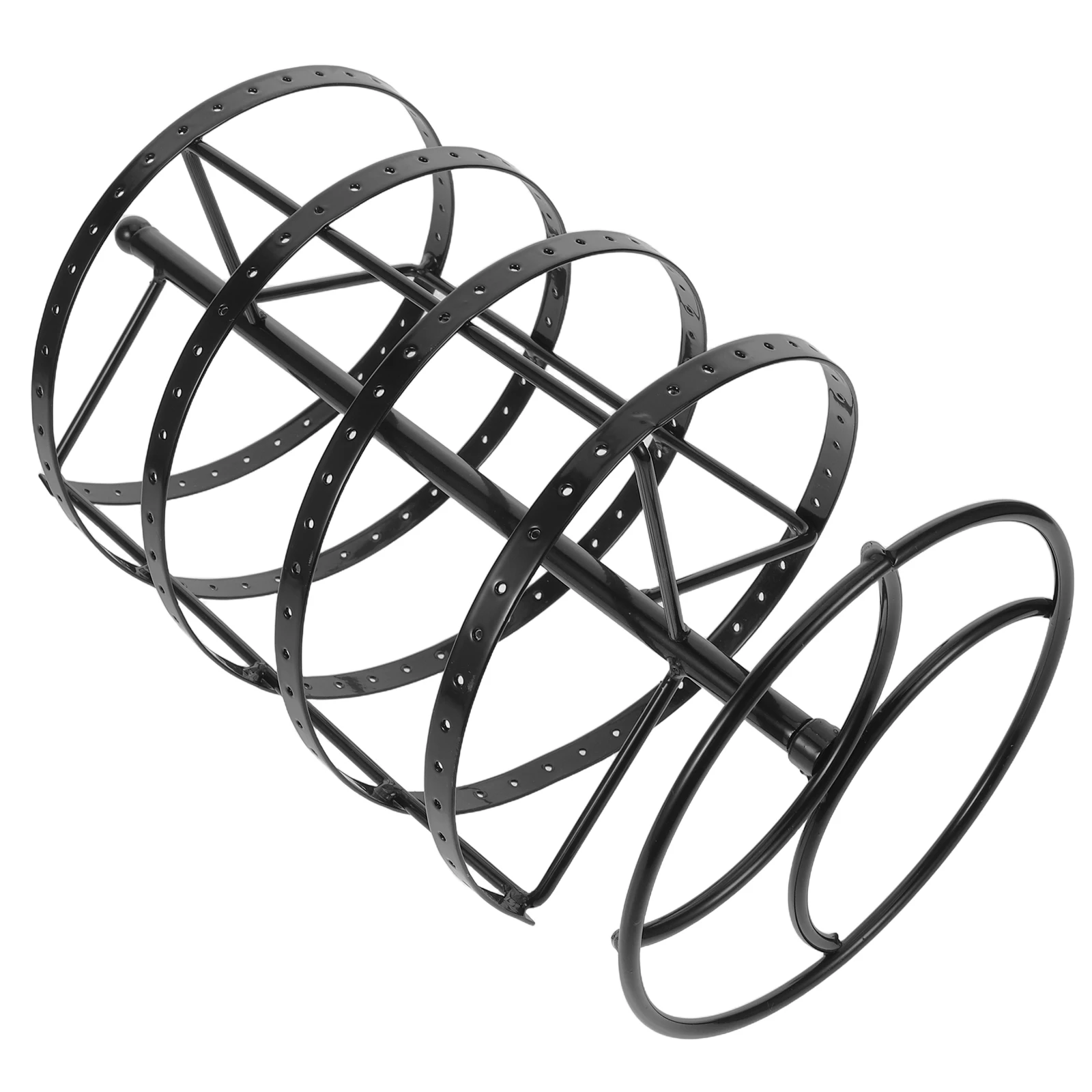 

75- Rotating Stand Metal Holder Organizer Tiered Tower For Jewelry Stores Hanging Rack Earring Storage Organizer Rotating