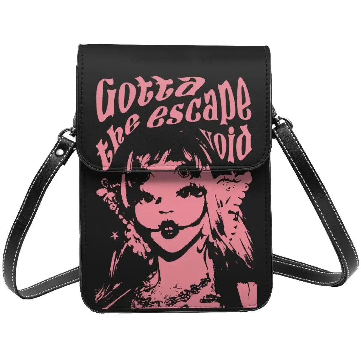 

Melanie Martinez Shoulder Bag Funny Beautifull Aesthetic Leather Shopping Mobile Phone Bag Student Gift Bags