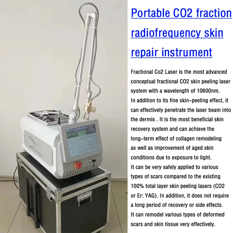 Draagbare Co2-fractie Radiofrequentie Huidherstel Instrument Lift En Draai De Huid Om Pigmentatie Te Verwijderen