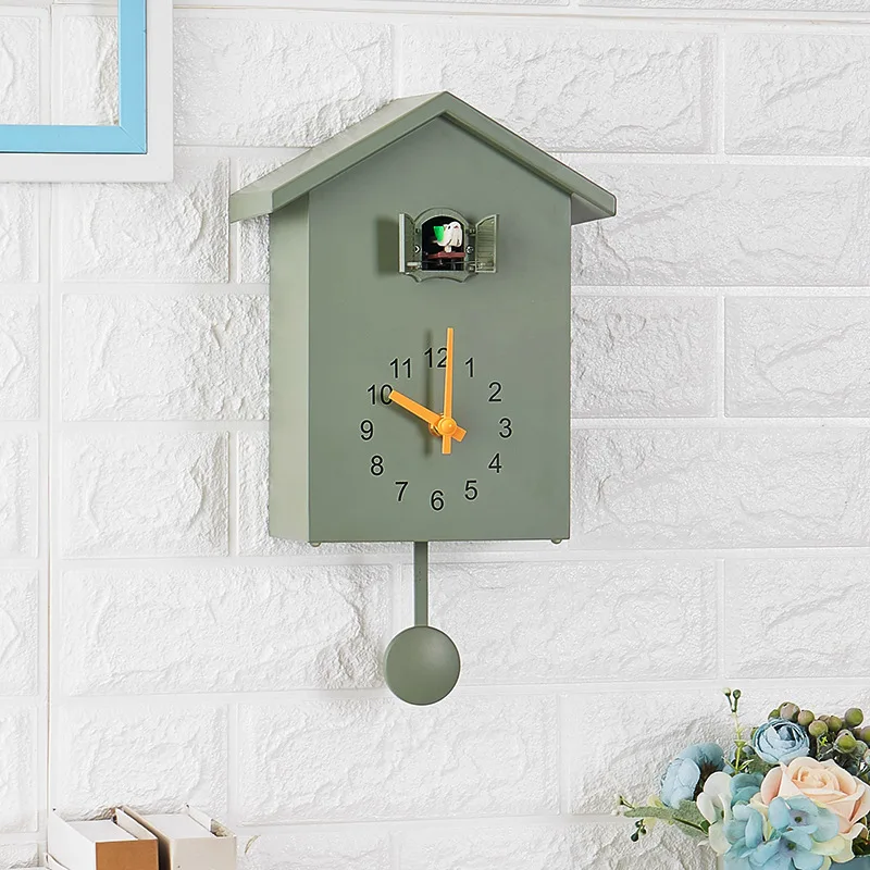 20x25 cm Koekoek Quartz Wandklok Moderne Vogel Thuis Woonkamer Opknoping Horloge Horologe Klokken Timer Kantoor Woondecoratie Geschenken