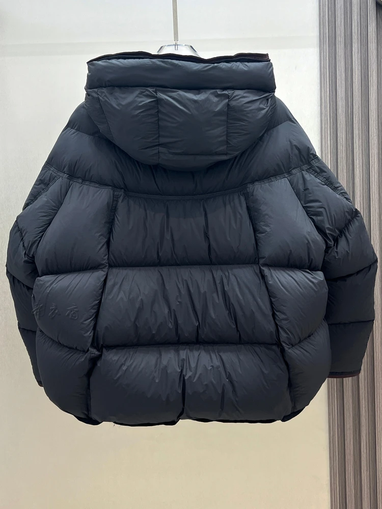 Casaco feminino ort puffer jaet com capuz du down pão sle een outerwear cloudlike fofo quente facionable commute sle