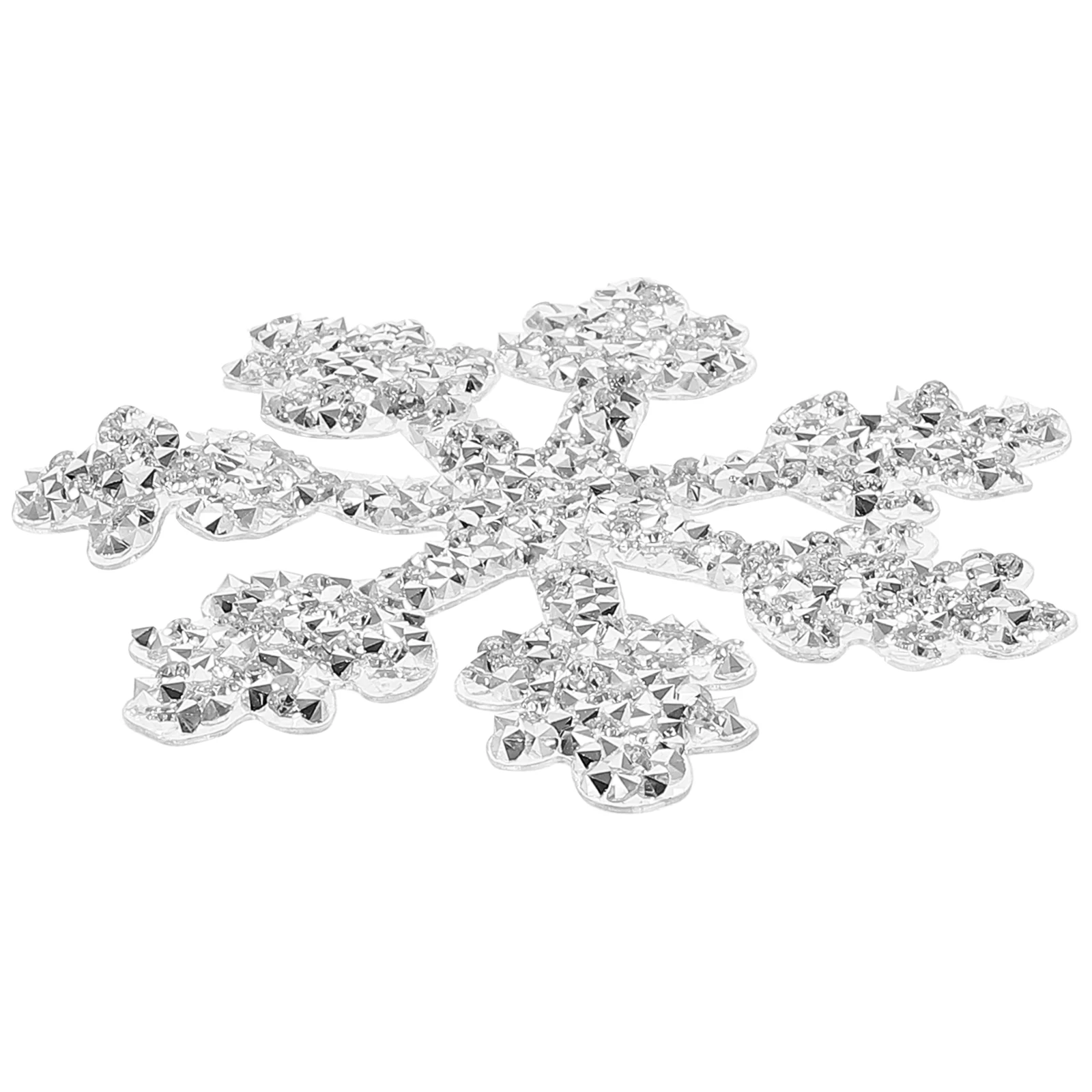 

Snowflake Shaped Iron On Patches Decorative Hat Coat Applique Multi-Function Clothes Accessories Compact Diy
