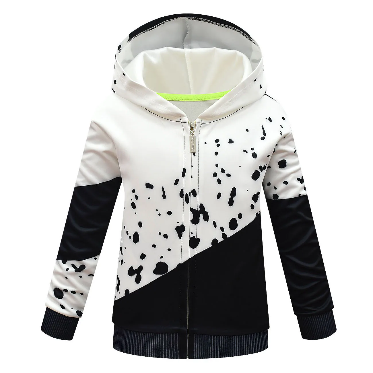 Spring Summer Baby Girls Cartoon Cruella Jacket Coats Clothes Kids Fashion Windbreaker Tops Children Girls Outerwear