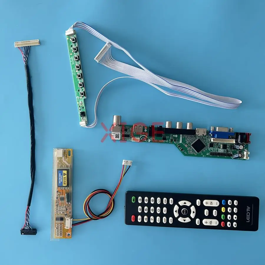 

For QD15TL01 QD15TL04 QD15TL03 QD15TL02 Matrix Controller Drive Board DIY Kit LVDS-30Pin 1CCFL HDMI+VGA+AV+USB 1280*800 1280x800