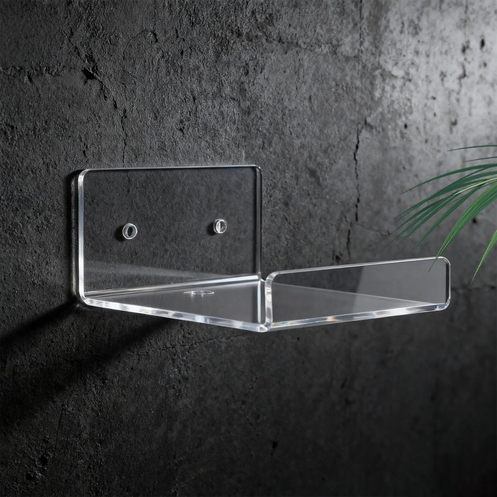 Acrylic Storage Rack Wall Panel No Need To Drill Holes Bathroom Bathroom Kitchen Storage Rack Organic Glass Strong Sticker
