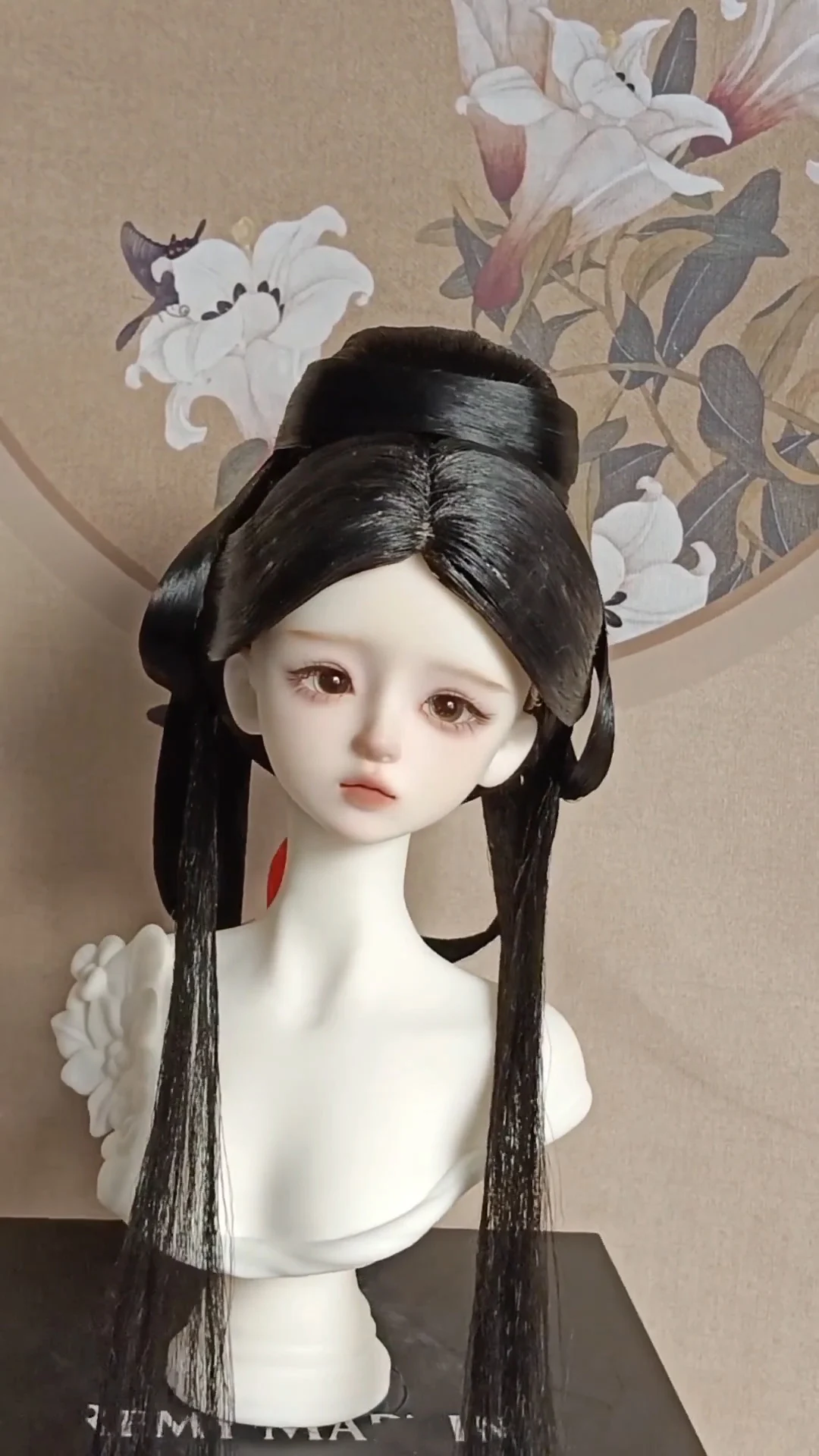 1/4 1/3 BJD Doll Wigs Ancient Costume Hanfu Vintage Style Long Hair Fairy Wig For MSD SD13 Girl SSDF Uncle Accessories A1714