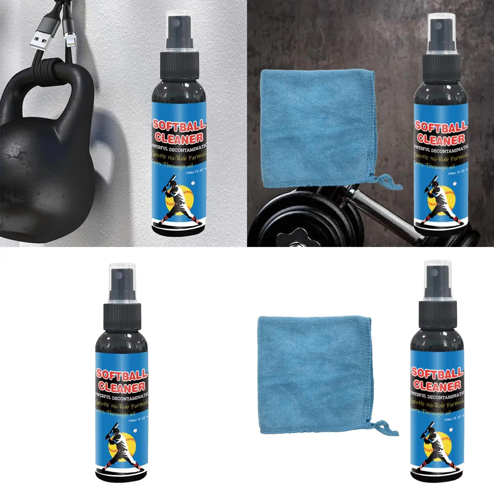 

Средство для чистки и обслуживания спортивного инвентаря, 100 мл, для тренировок, индивидуального и профессионального использования