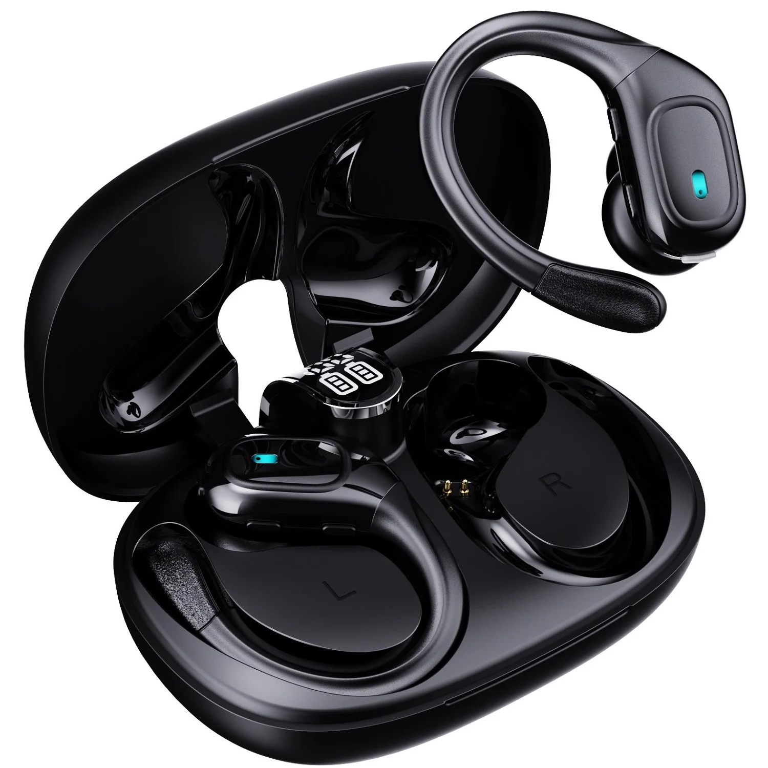 Original GDLYL BX28 TWS Bluetooth V5.4 Headphones Wireless LED Digital Display Earphones Noise Reduction Waterproof Headset New