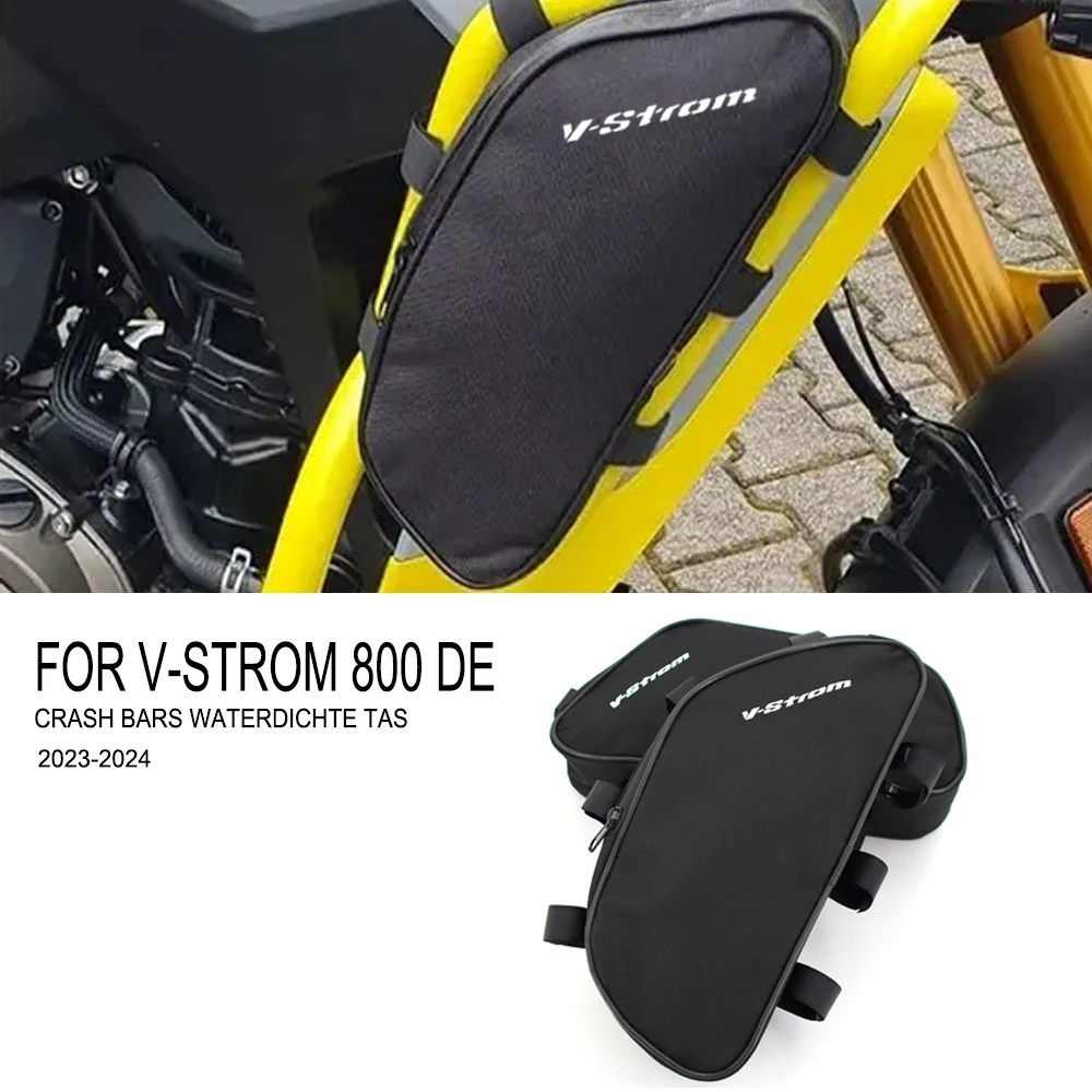 FOR V-Strom 800 DE Original Bumper Repair Tool Placement Bag FOR Suzuki V-Strom800DE 2023-2024 Frame Crash Bars Waterproof Bag