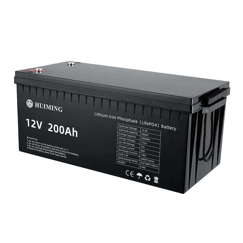 HM Best Seller Lead-acid Replacement Solar RV Marine Boat 12V 100Ah 150Ah 200Ah LiFePO4 Lithium ion battery