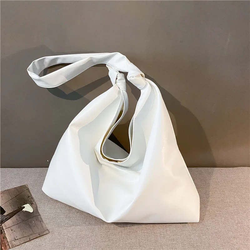 

2025 New Women Large Capacity Fashionable Versatile Shoulder Bags Female Tote Bags PU Leather Handbag Simple Shopping Bag