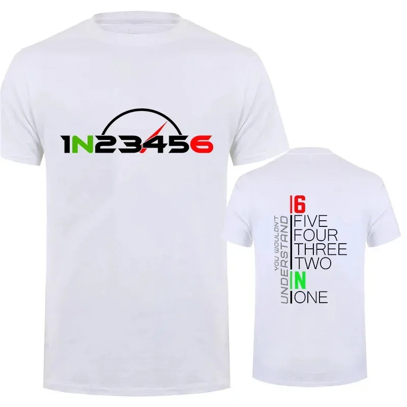 Motorcycle Equipment 1N23456 Men's Design T-Shirt- Used for Motorcycles, Cars