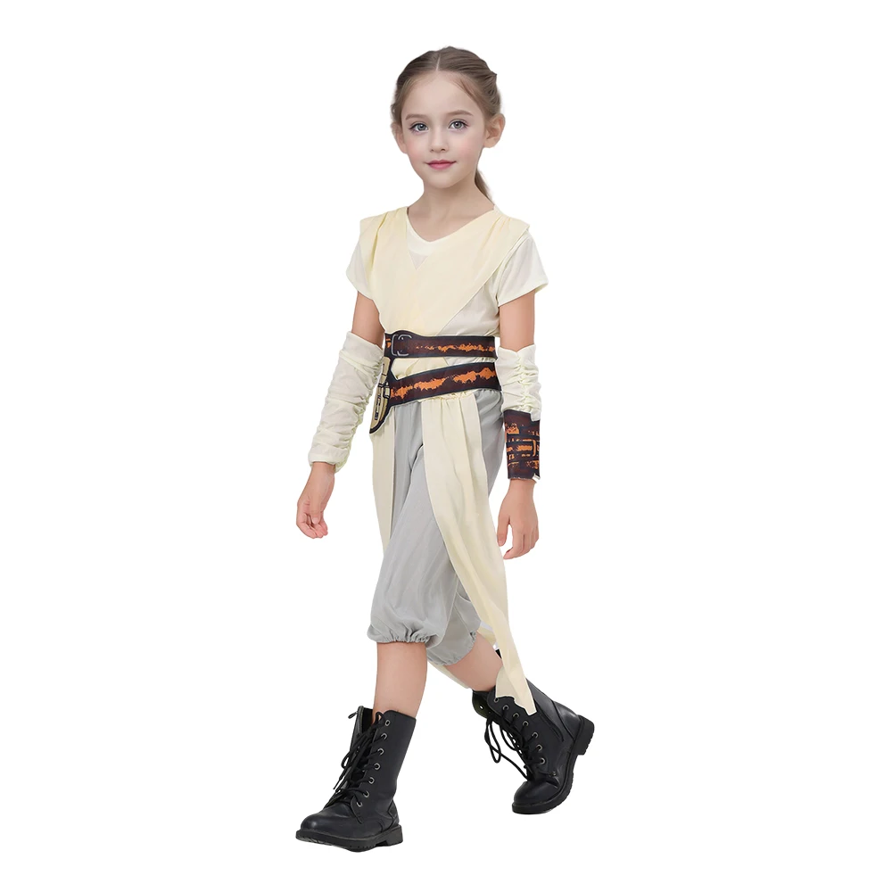 Girls Galaxys Edge Skywalker Warrior Suit Full Set Outfit Halloween Cosplay Costume