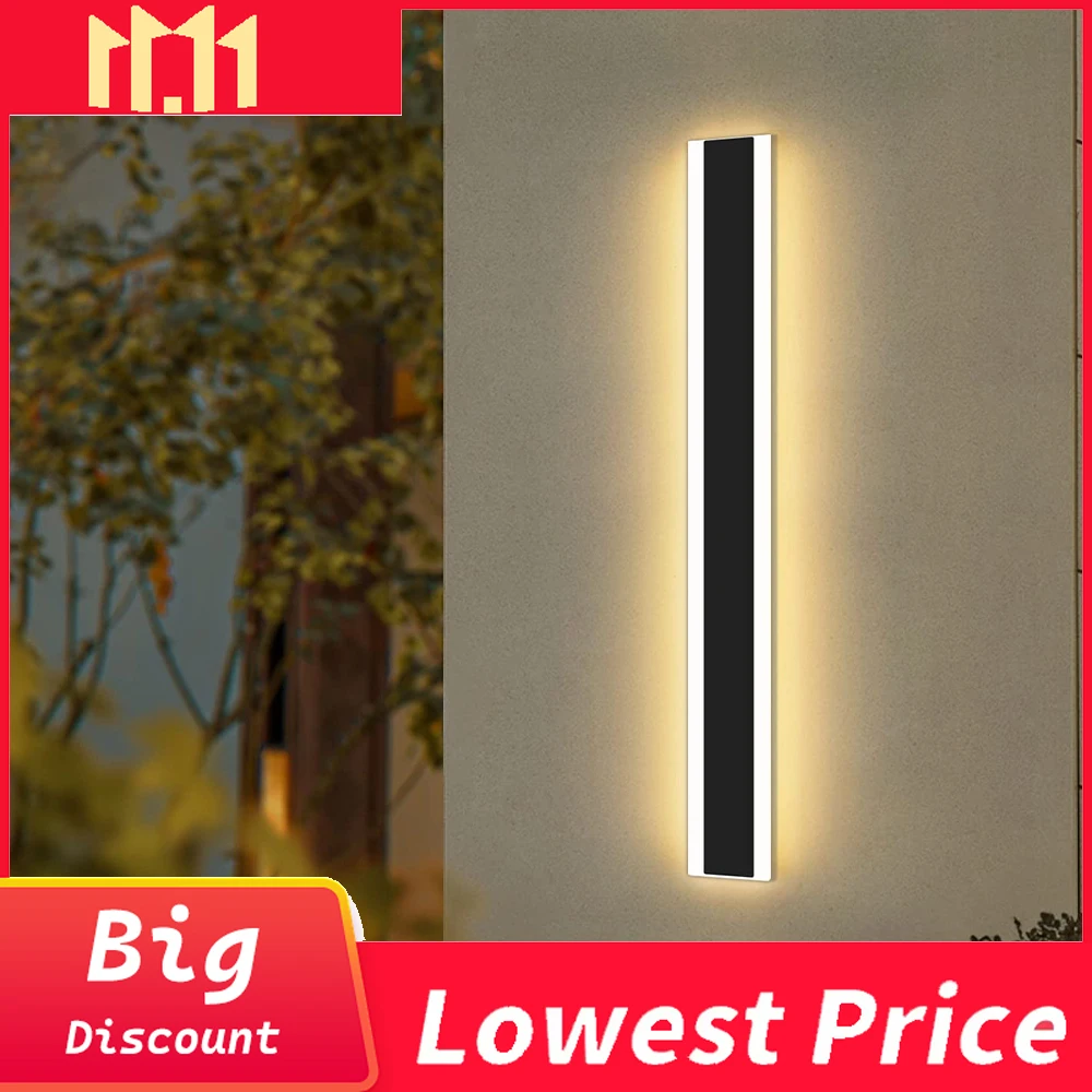 Modern Wall Lamp Outdoor Light Door Headlight Waterproof Porch Entrance Garden Terrace Indoor Decorative Lighting Wall Light