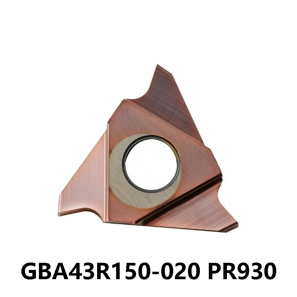 GBA 43R GBA43R 125 020 GBA43R125-020 PR930 Original Carbide Inserts CNC Lathe Cutter Turning Tools Machine Blade Holder Hard Cut