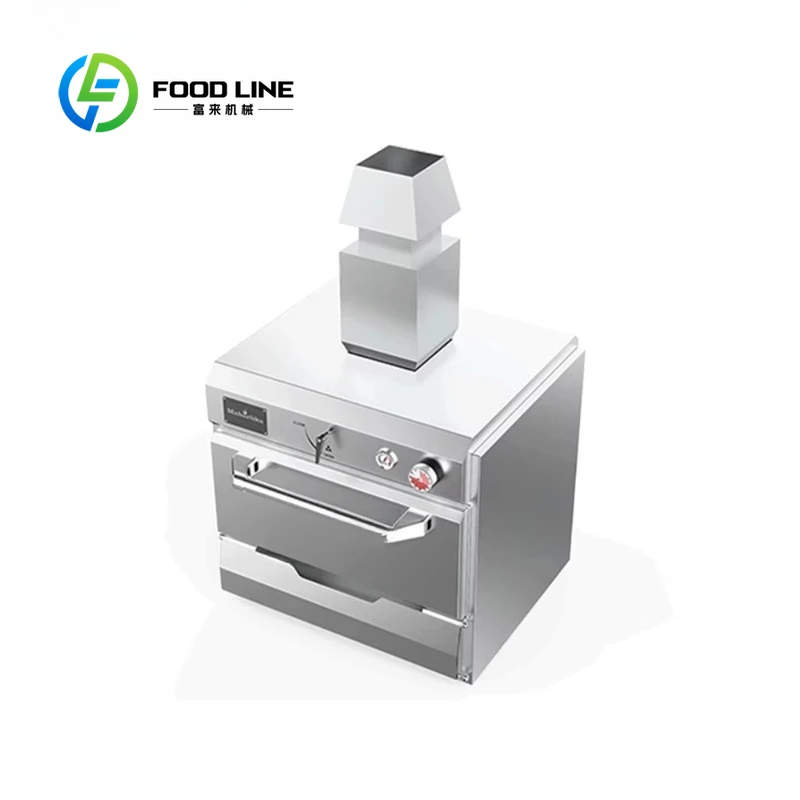 

Customized Restaurant Hotel Kitchen High Quality Stainless Steel Commercial Fruit Wood Charcoal Steak Grill Oven