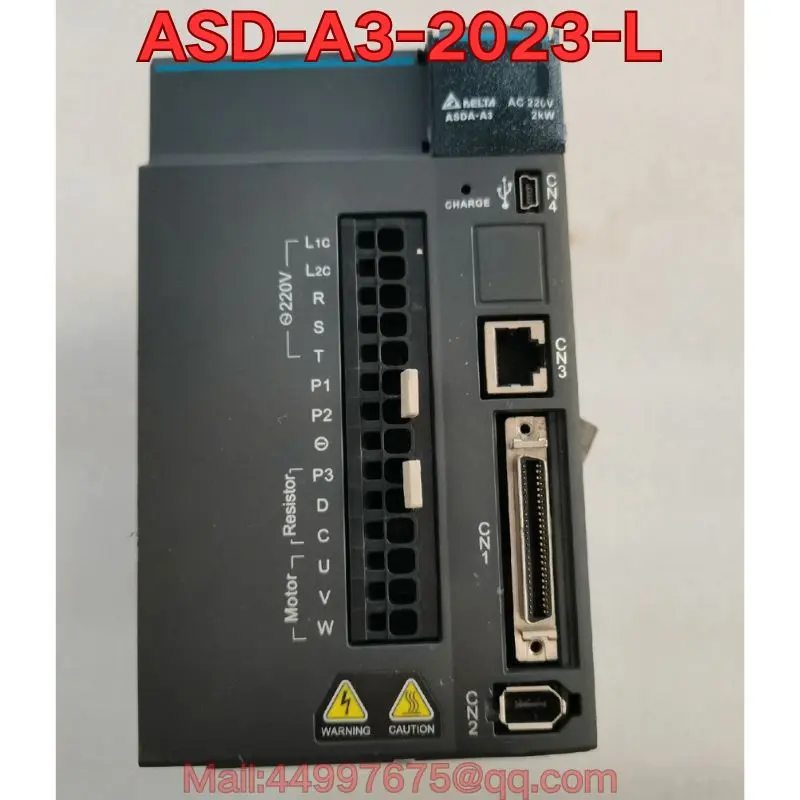 

Second-hand ASD-A3-2023-L servo drive function test is normal