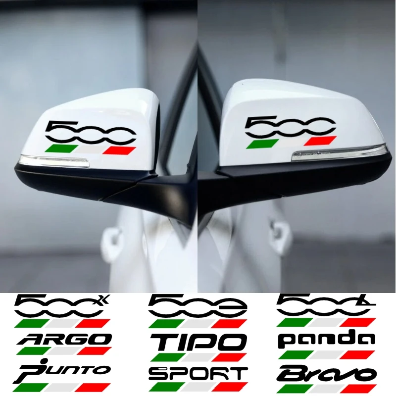 2Pcs,Italy Flag,Car…